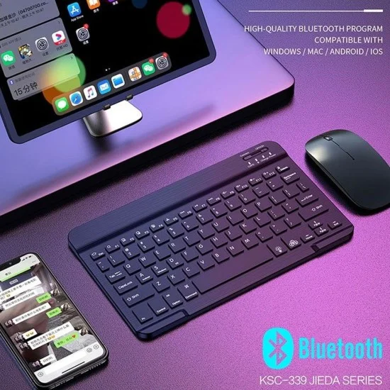 Smart Bluetooth Keyboard (8") Wireless KAKU - black